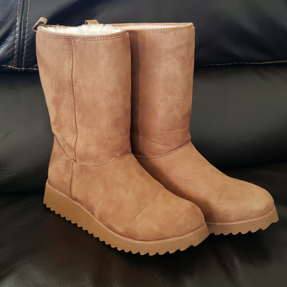 Faux Shearling Boots from NY & Co